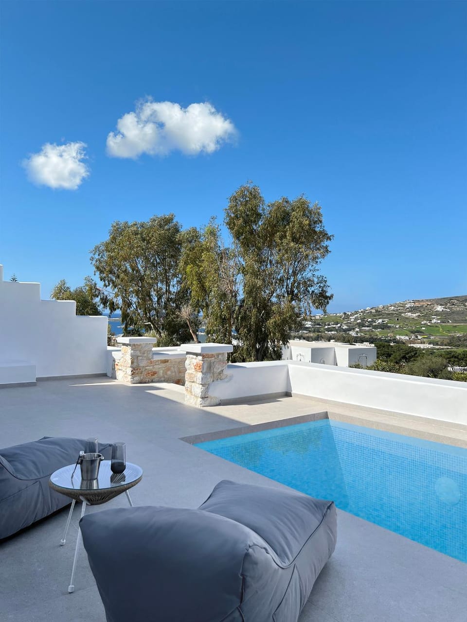 Patio, Natural landscape, Balcony/Terrace, Pool view, Swimming pool