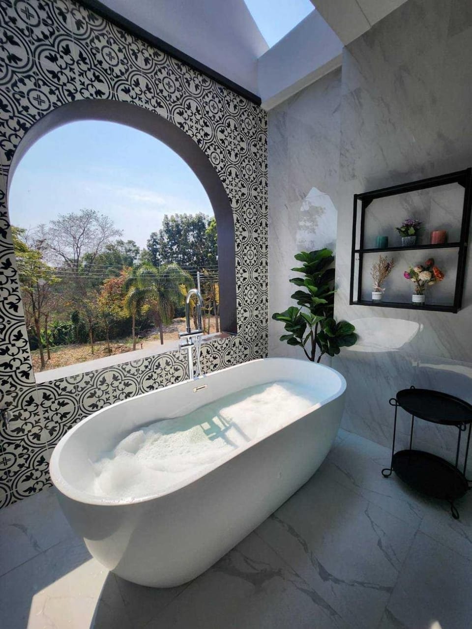 Natural landscape, Bathroom, Bath