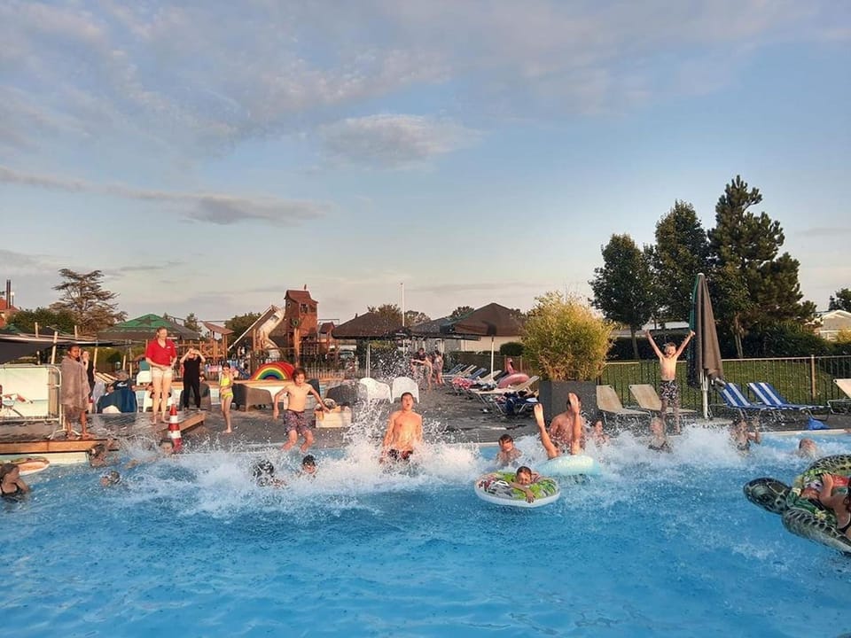 Aqua park, Swimming pool, children