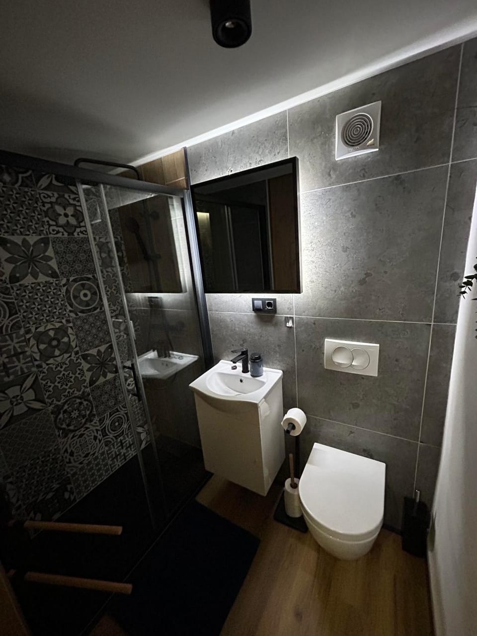Shower, Toilet, Bathroom, towels