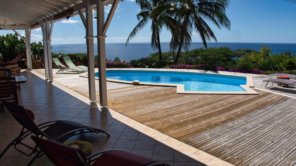 Patio, Sea view, Swimming pool
