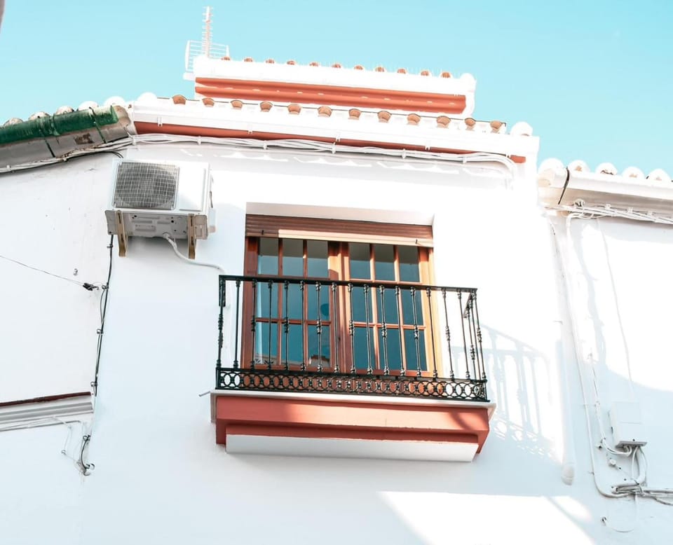 Property building, Day, View (from property/room), Balcony/Terrace, air conditioner