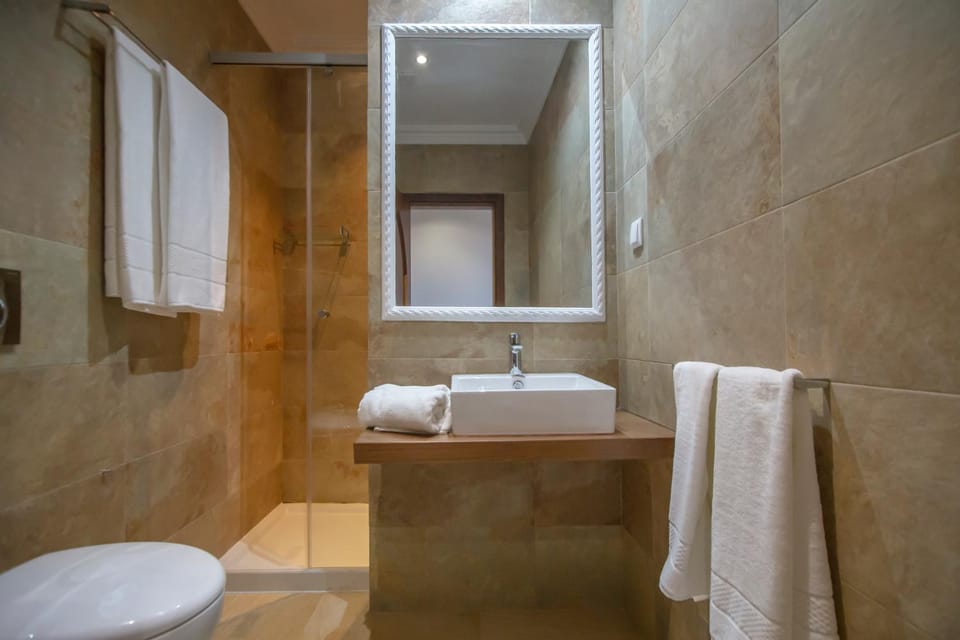 Shower, Toilet, Bathroom, towels