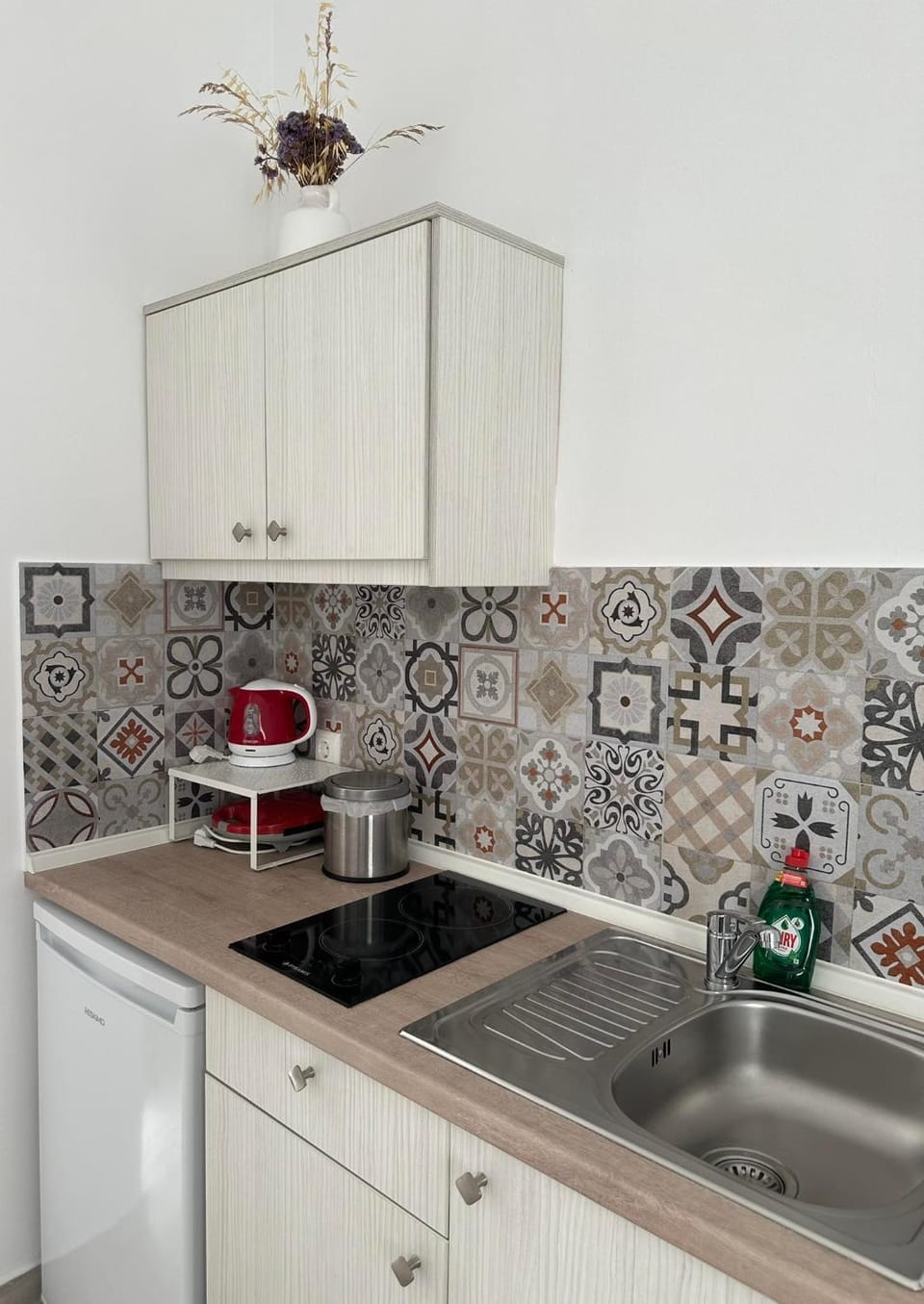 Kitchen or kitchenette, furniture, stove, kitchen