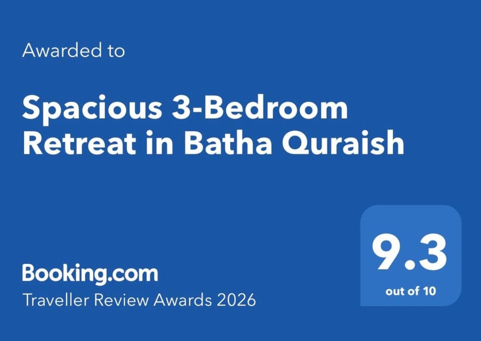 Spacious 3-Bedroom Retreat in Batha Quraish Apartment in Mecca