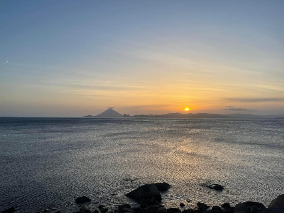 Nearby landmark, Day, Natural landscape, Sea view, Sunset