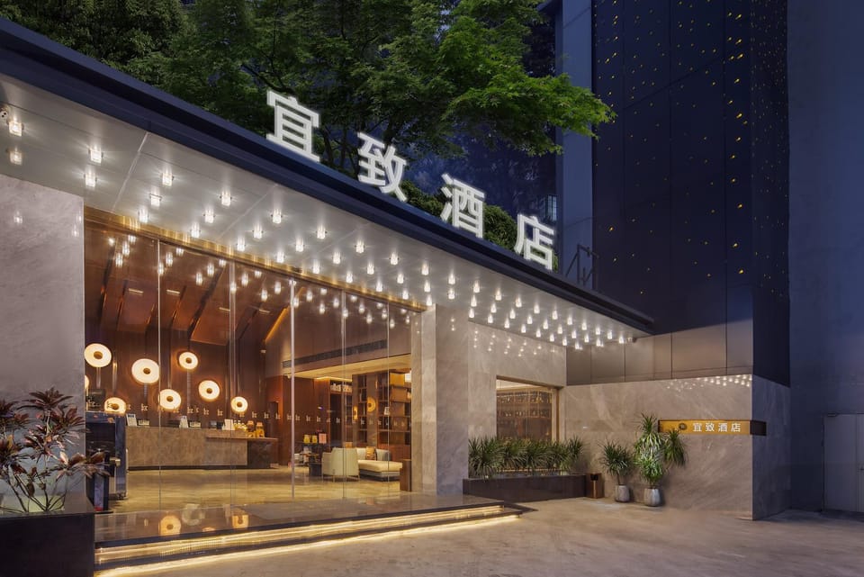 Property building, Night, City view