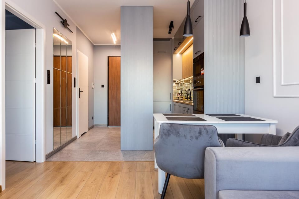 Kitchen or kitchenette, Living room, Seating area, wardrobe