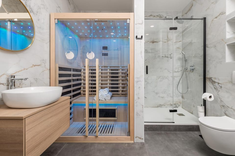 Shower, Toilet, Sauna, Bathroom