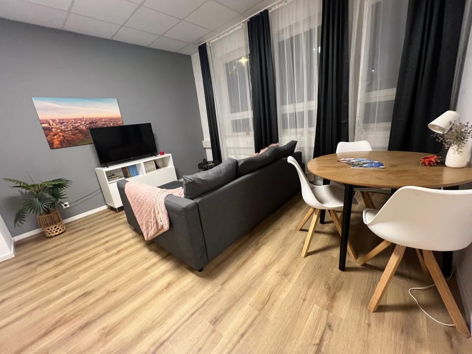 Studio 1 mit Gemeinschaftsräumen, Tiefgarage Apartment in Leipzig