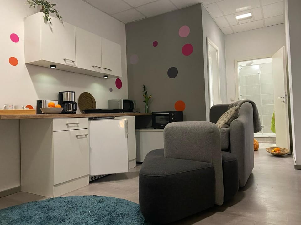 Studio 1 mit Gemeinschaftsräumen, Tiefgarage Apartment in Leipzig