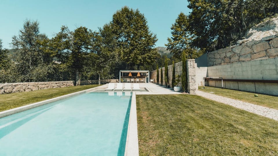 Spring, Natural landscape, Garden, Garden view, Pool view, Swimming pool