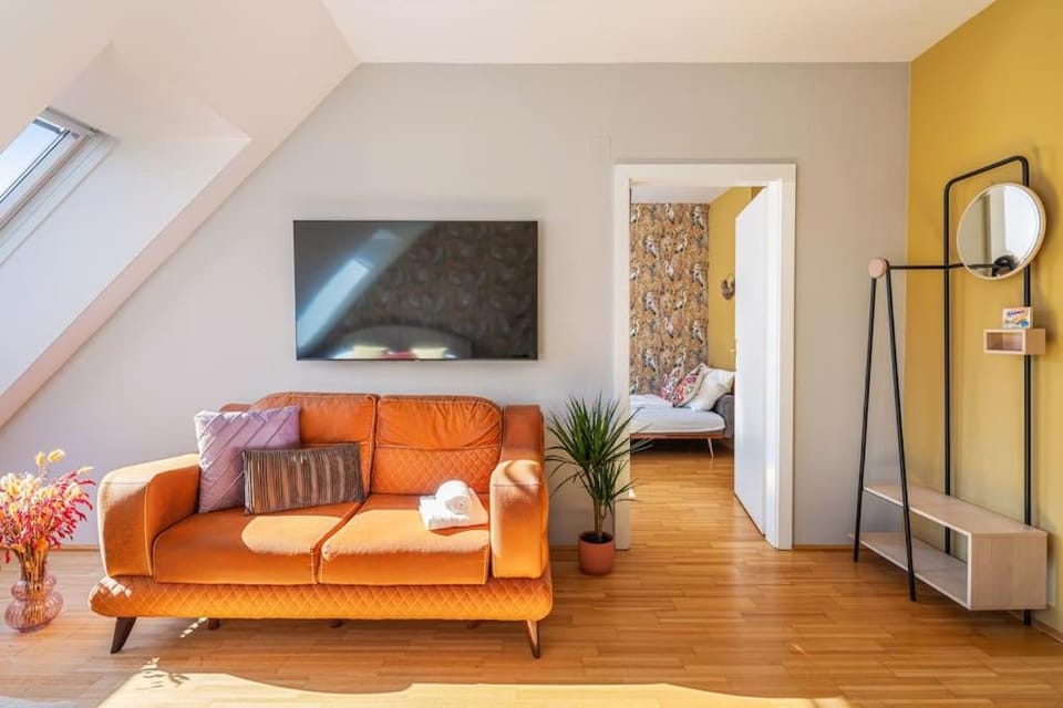 Dry Flower Apartment - 2 Bedrooms - Gym - Parking - Rooftop - New Apartment in Vienna