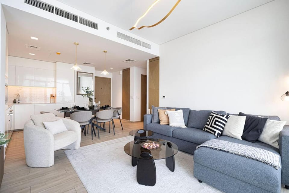 Lux 1BR Apartment with Amazing view in Palace Residences Creek Harbor Apartment in Dubai