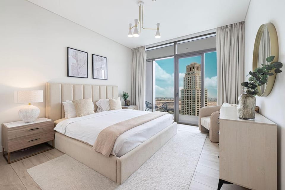 Lux 1BR Apartment with Amazing view in Palace Residences Creek Harbor Apartment in Dubai