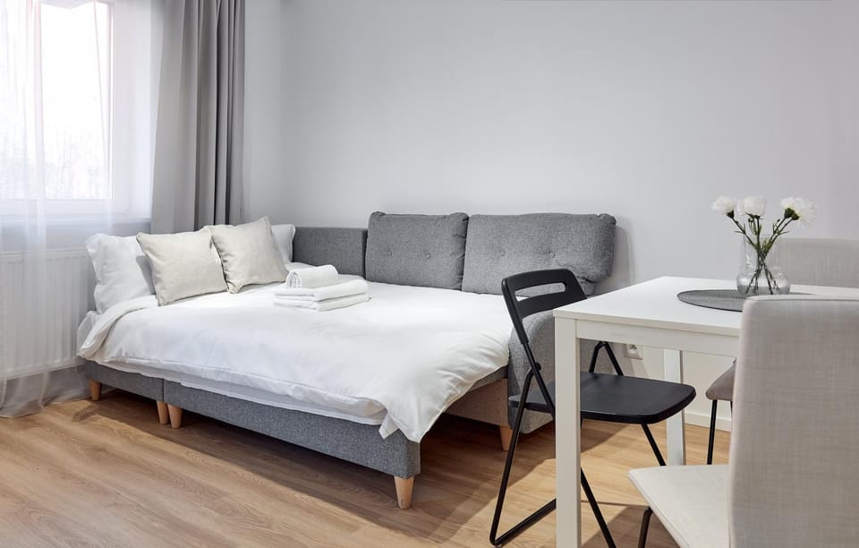 Bed, Living room, Photo of the whole room, Seating area, Bedroom