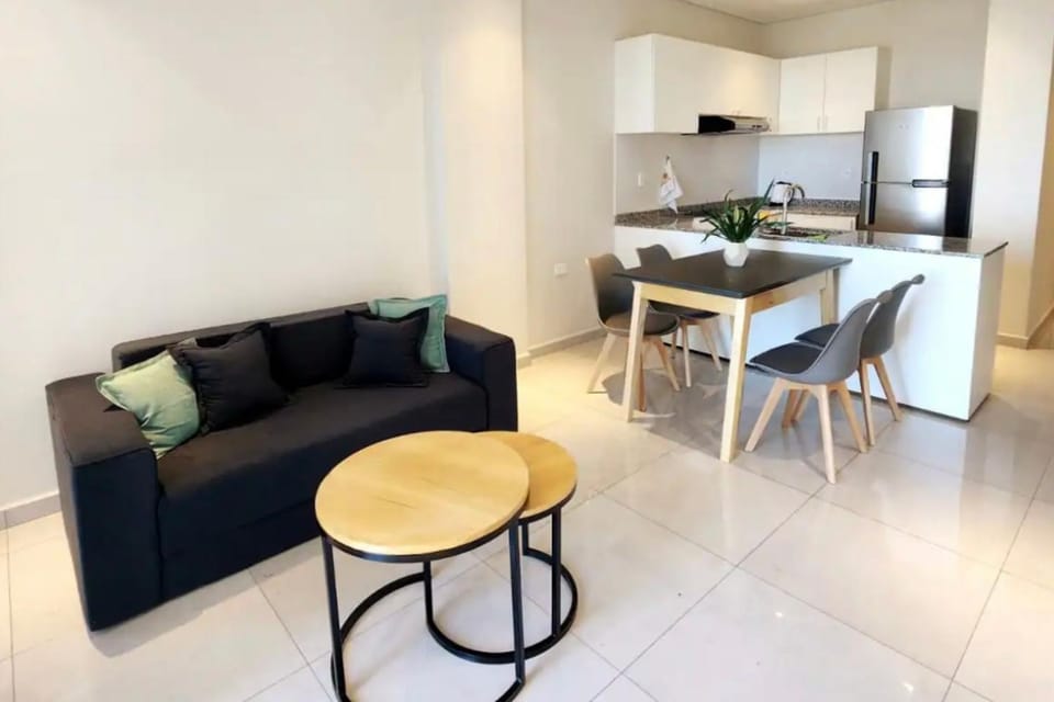 Kitchen or kitchenette, Living room