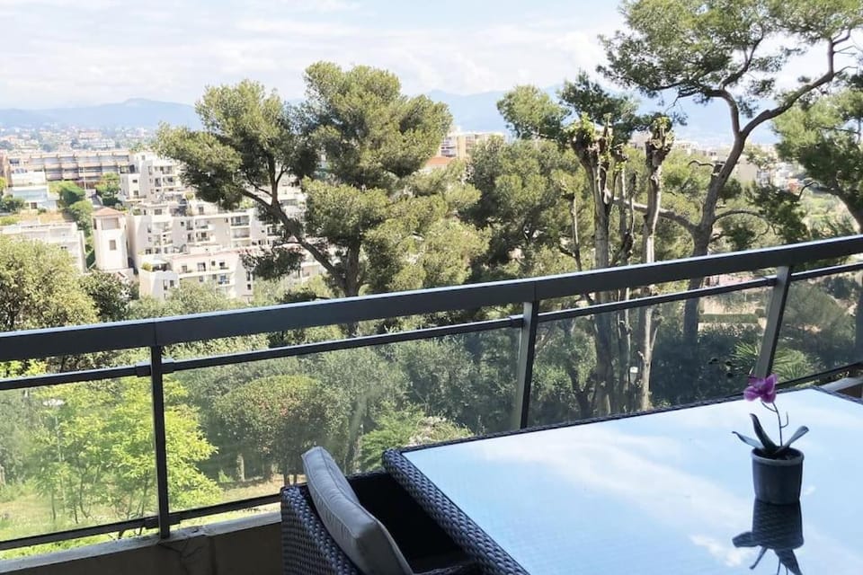 Nice Sea View Apartment Pool Terrace AC 1 bedroom Apartment in Nice