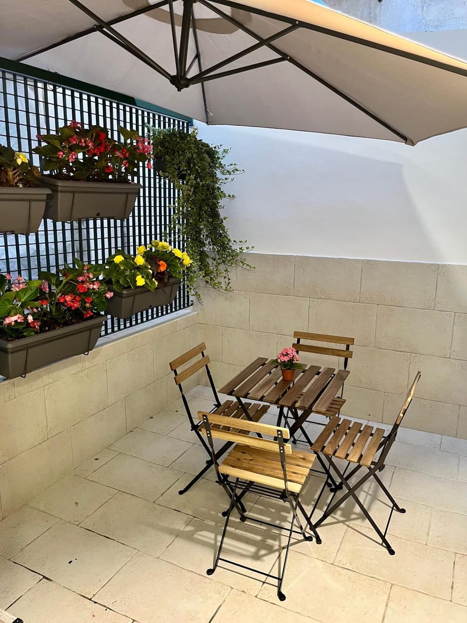 Patio, Balcony/Terrace, Inner courtyard view