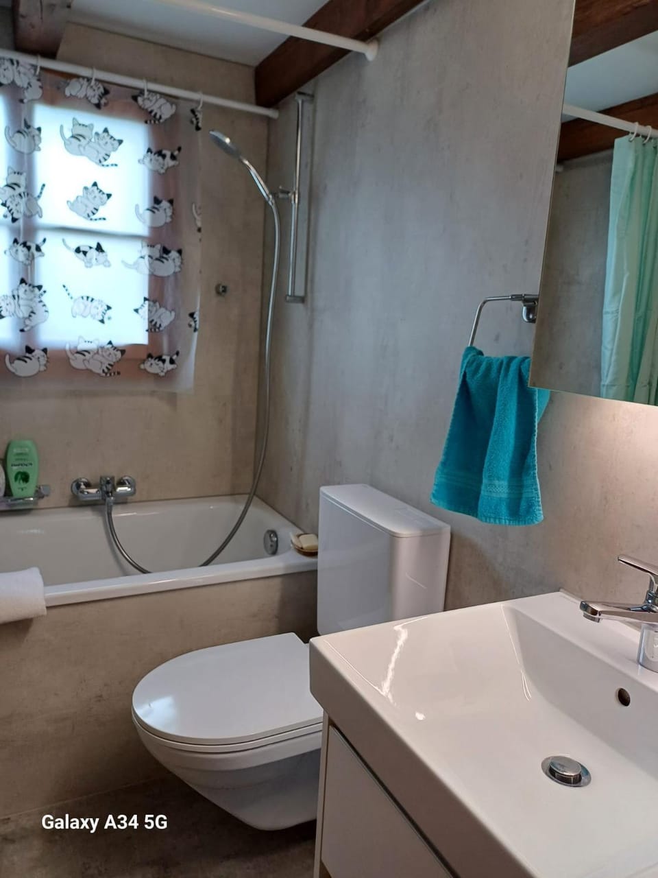 Shower, Toilet, Bathroom, Bath, towels, Internal: Not applicable to any particular room