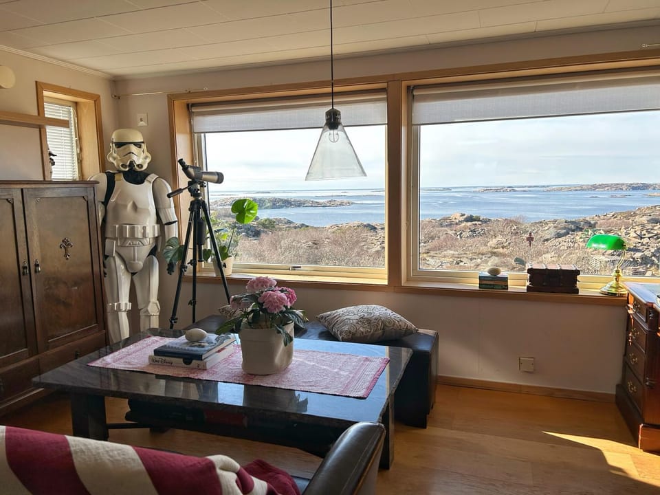 Natural landscape, Living room, Sea view