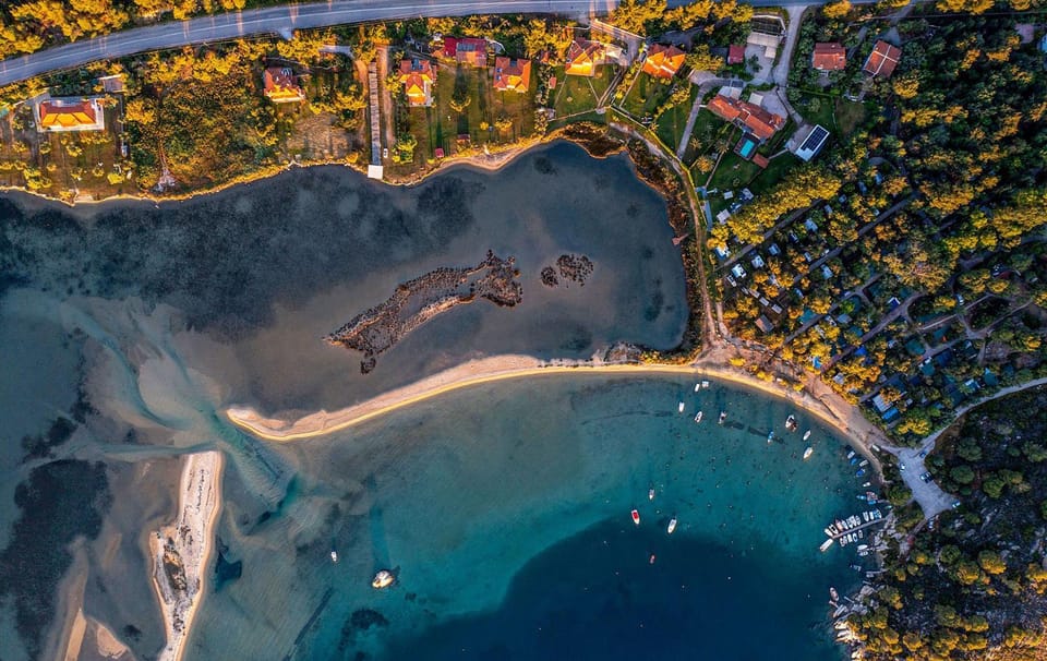 Natural landscape, Bird's eye view, Beach, Sea view