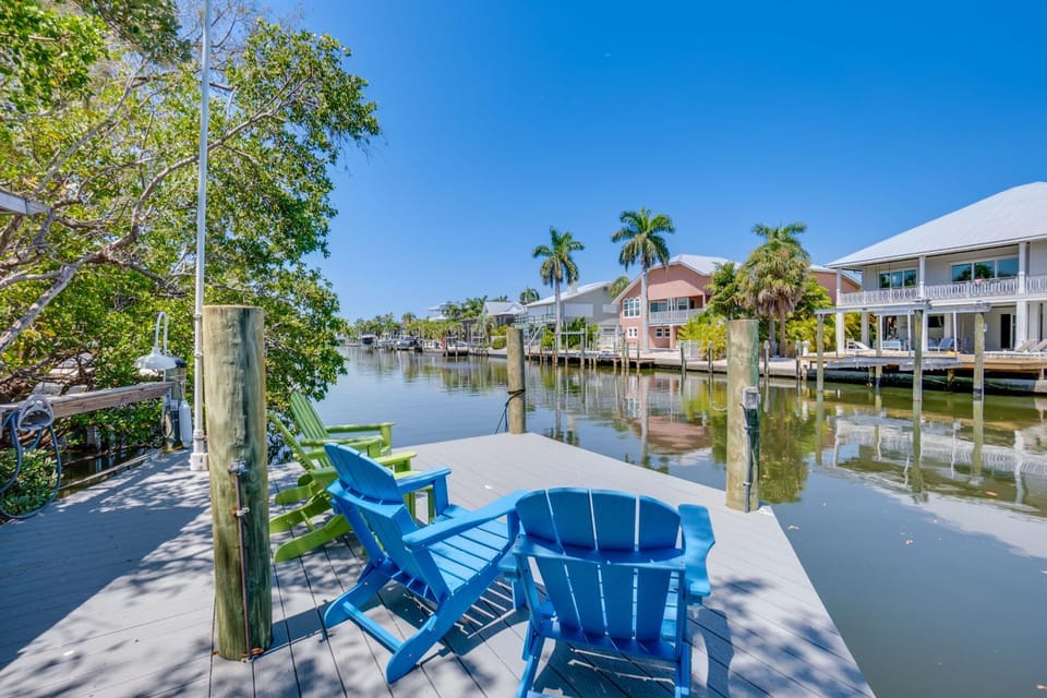 Canal Front with Dock Property on Anna Maria House in Anna Maria Island