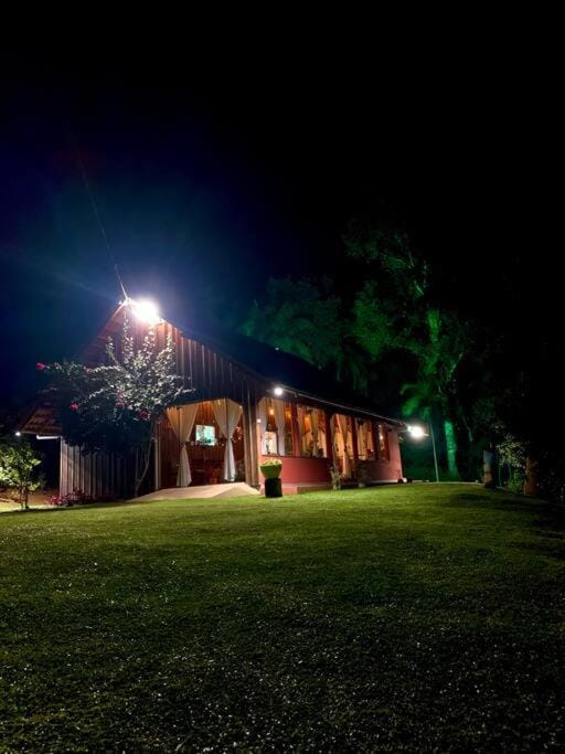 Property building, Night, Garden view
