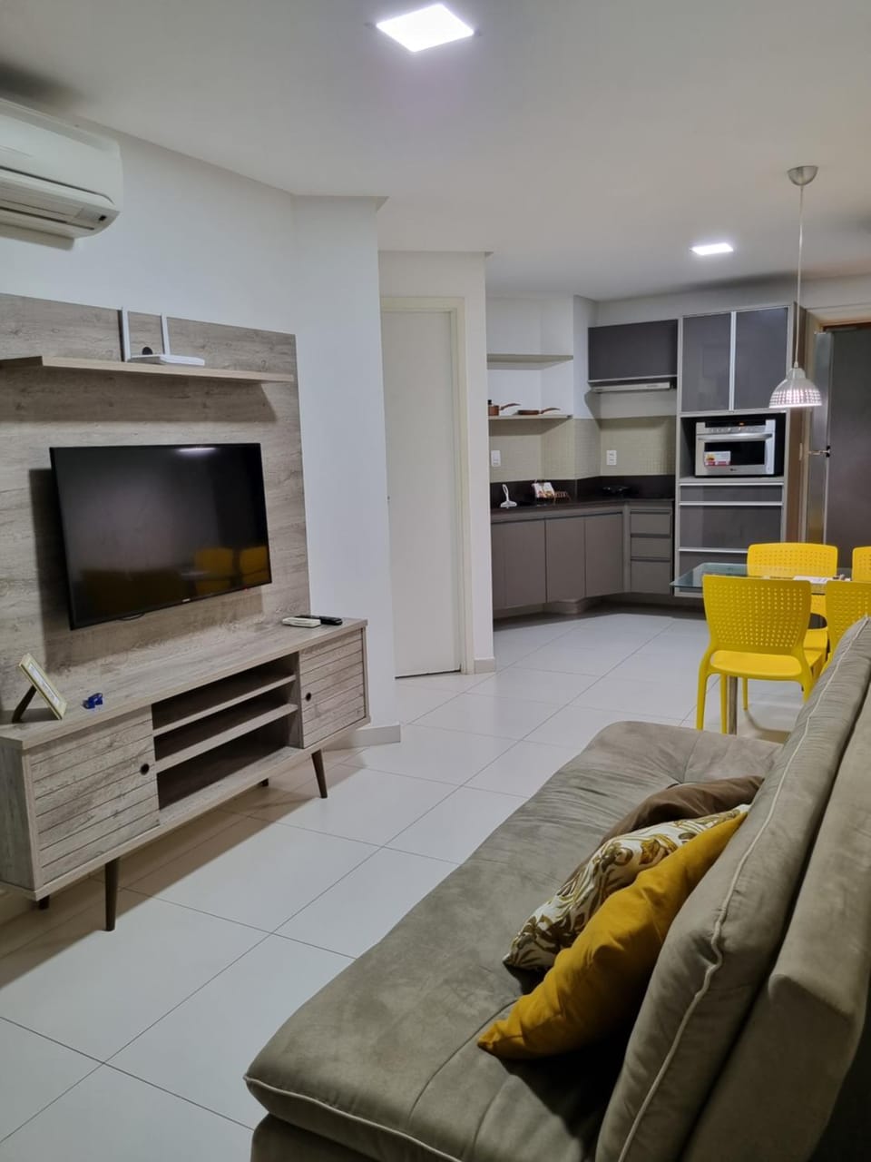 Flat com 1 quarto uma quadra da praia de Tambaú Apartment in João Pessoa
