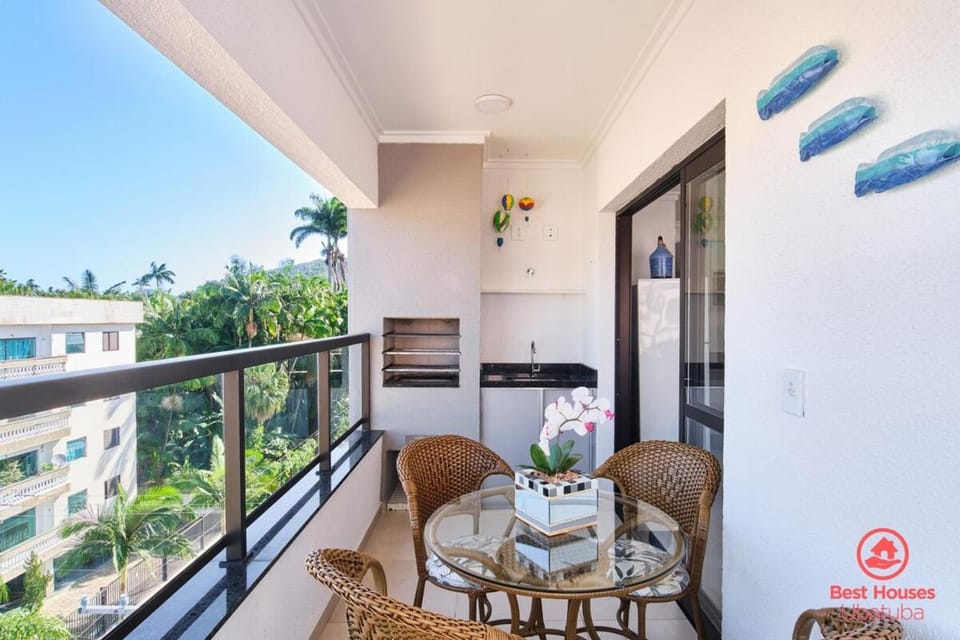 BH57: Bonito, Gostoso, Varanda Gourmet e Bom Preço Apartment in Ubatuba