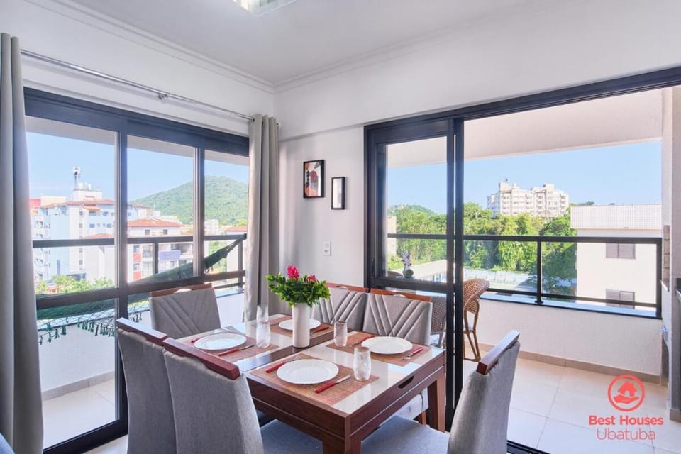 BH57: Bonito, Gostoso, Varanda Gourmet e Bom Preço Apartment in Ubatuba