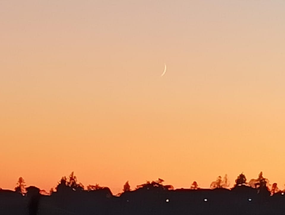 Natural landscape, Sunset