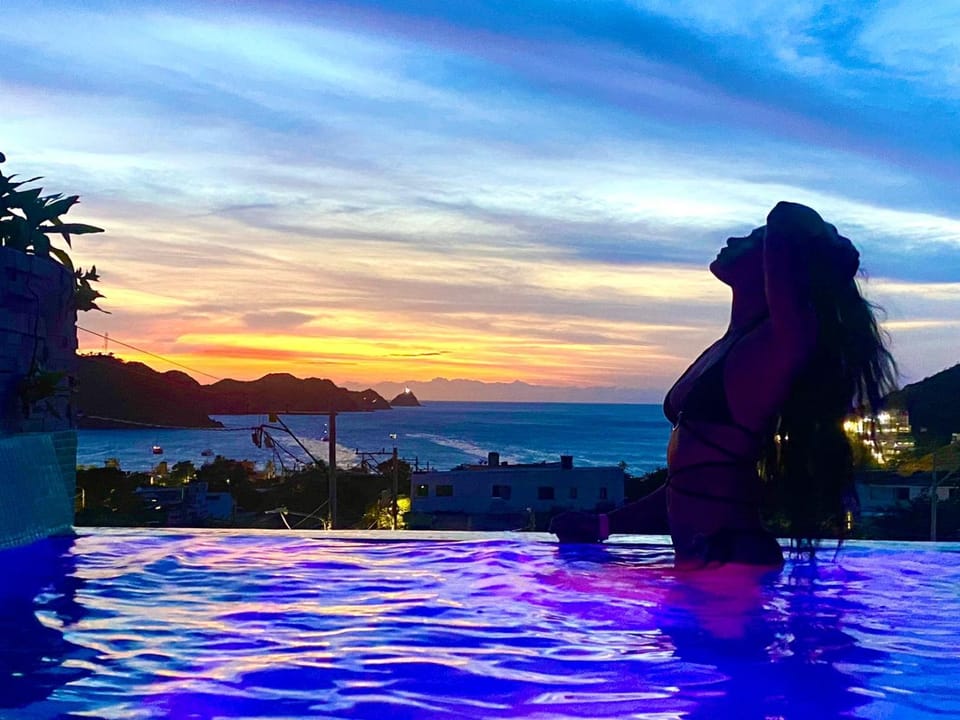 Spa and wellness centre/facilities, Sea view, Sunset