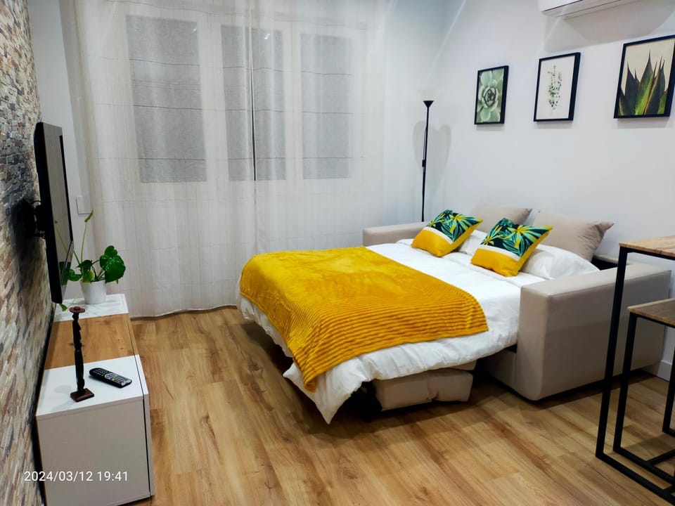 Bed, TV and multimedia, Photo of the whole room