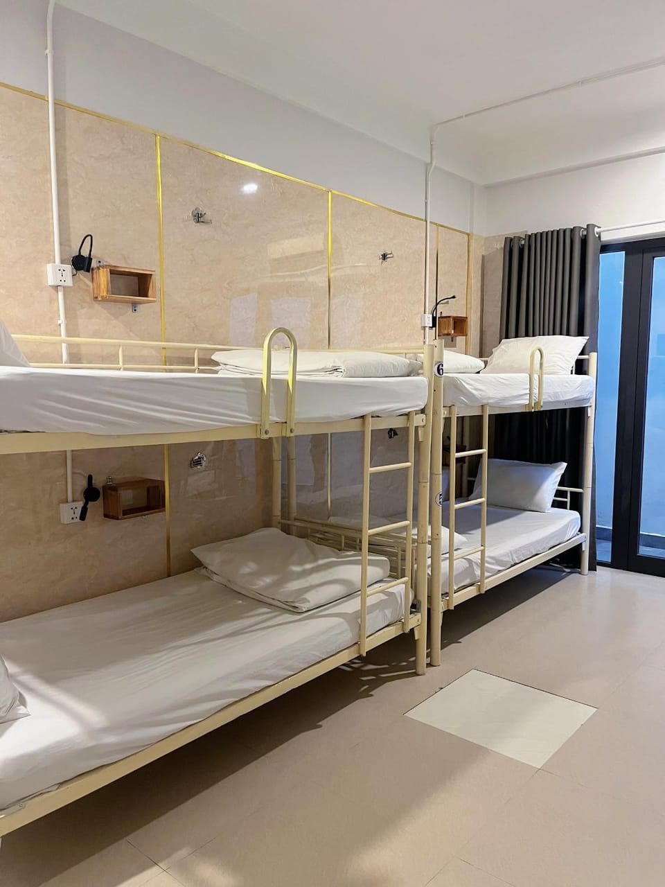 Photo of the whole room, bunk bed