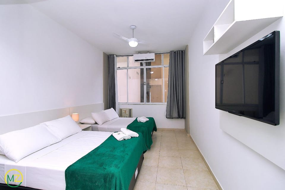 Economic and spacious studio for 6 people in Copa Apartment in Rio de Janeiro