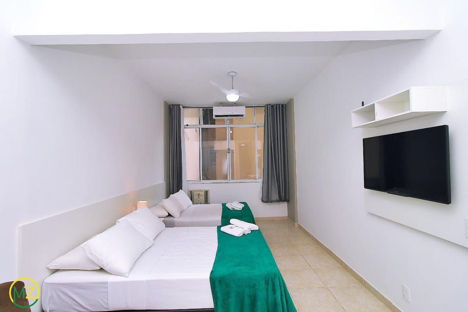 Economic and spacious studio for 6 people in Copa Apartment in Rio de Janeiro