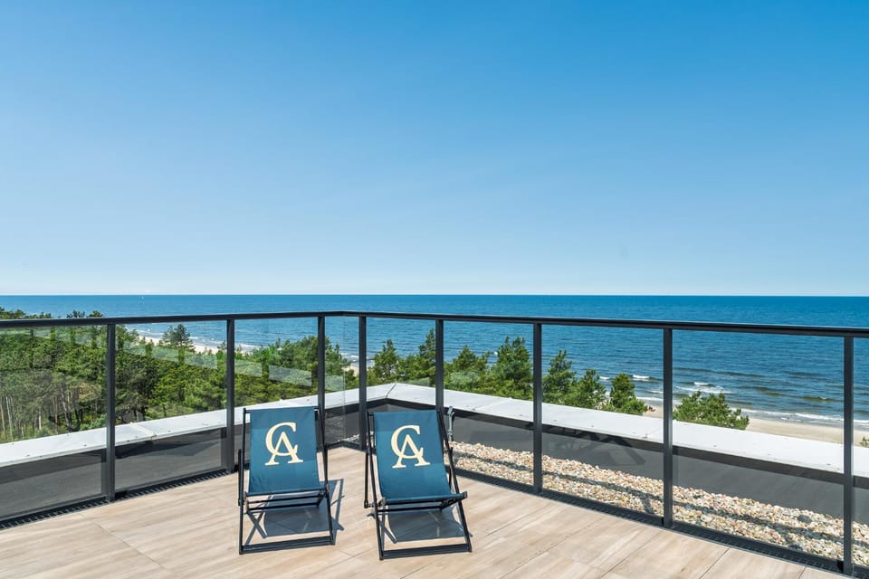 Day, Natural landscape, View (from property/room), Balcony/Terrace, Beach, Sea view, sunbed