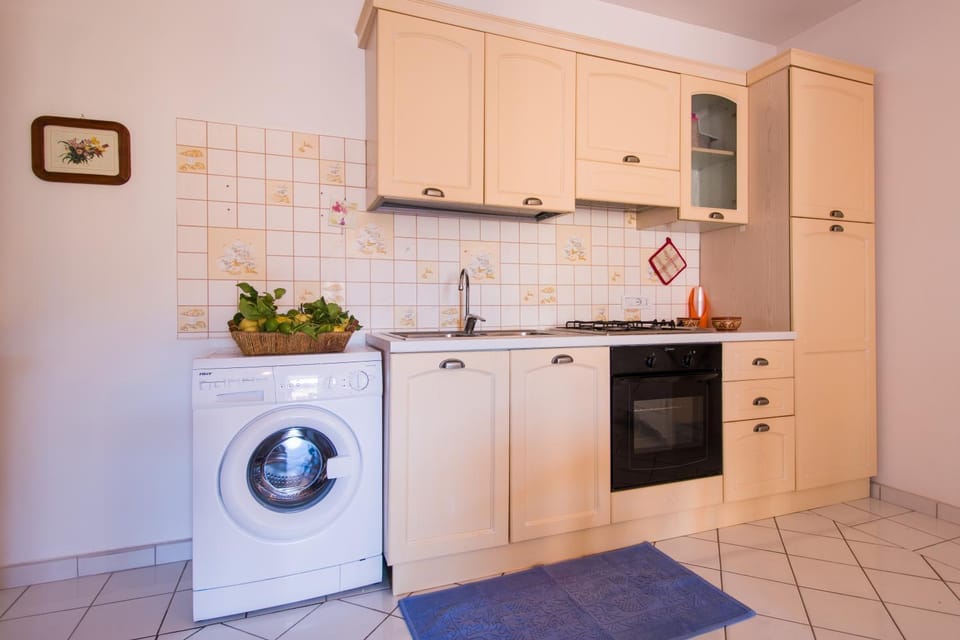 Kitchen or kitchenette, pet friendly, stove, washing machine