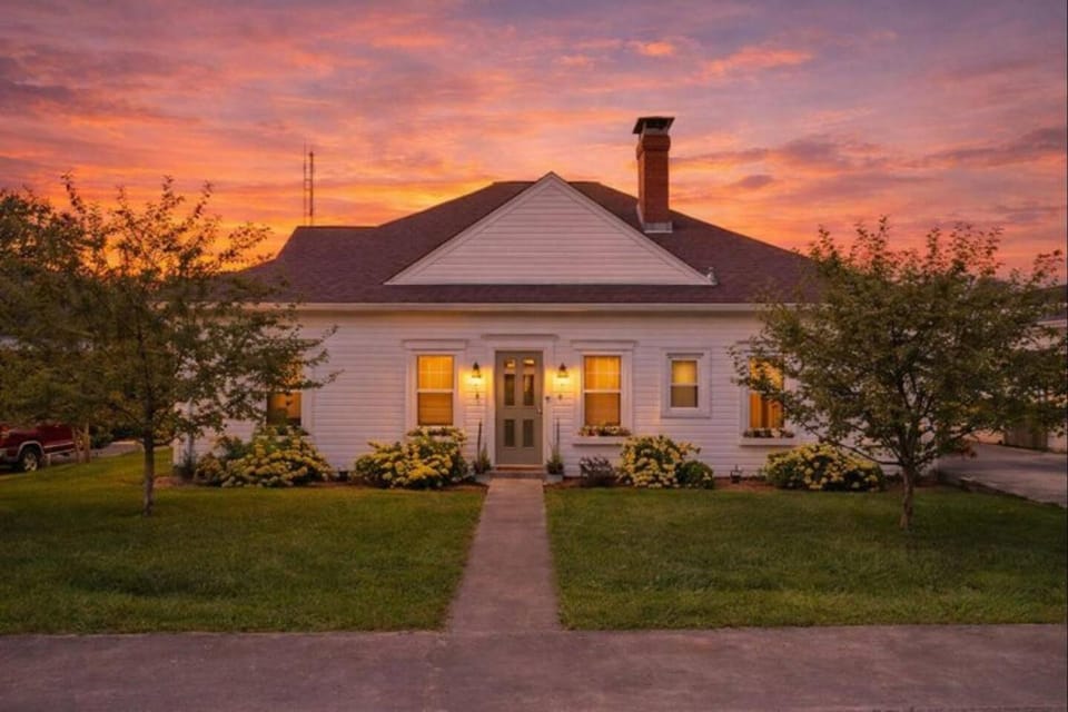 Property building, Sunset