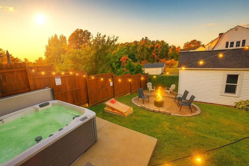 Garden, Hot Tub