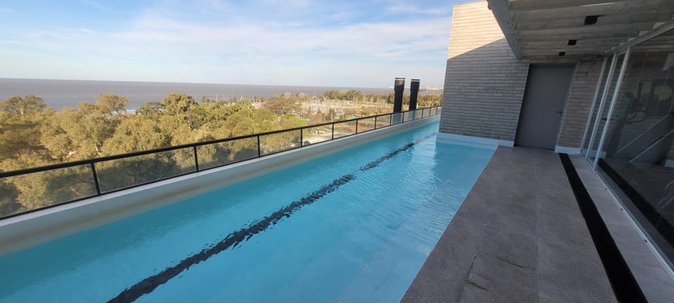 Natural landscape, View (from property/room), Balcony/Terrace, Pool view, Swimming pool, Swimming pool