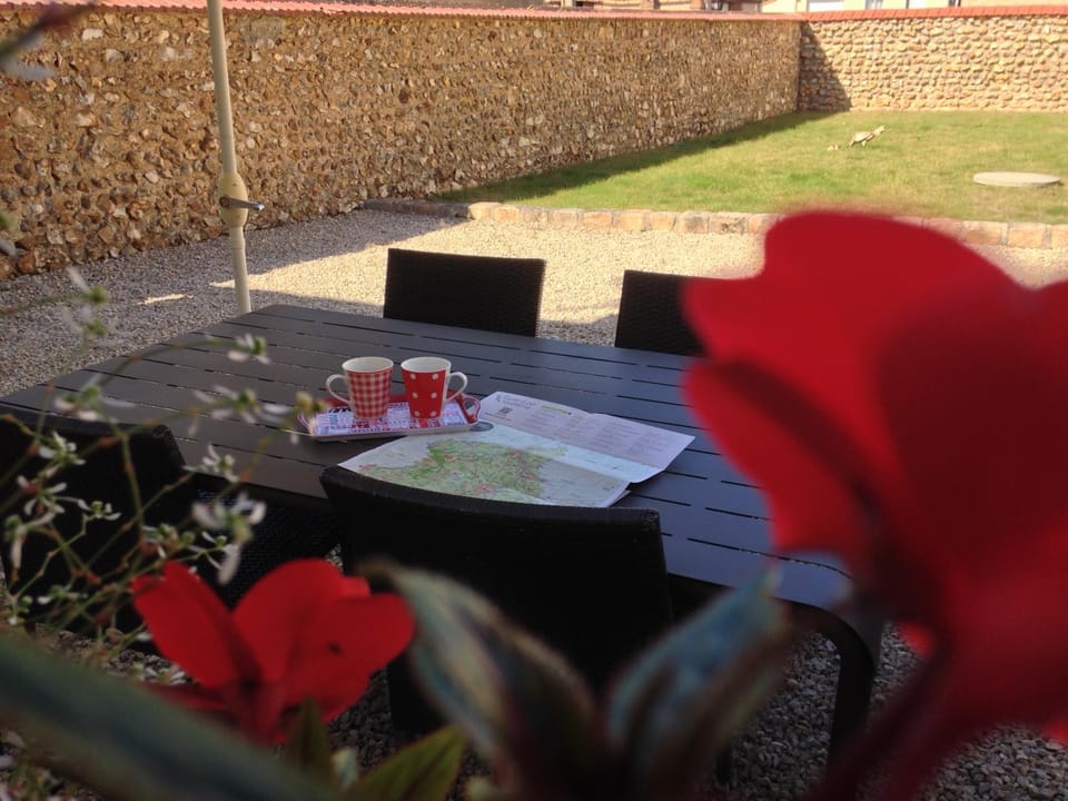 Patio, Balcony/Terrace, Food and drinks, Garden view