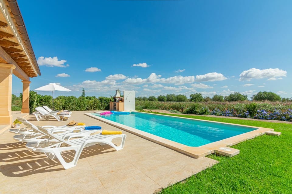 Property building, Living room, Swimming pool