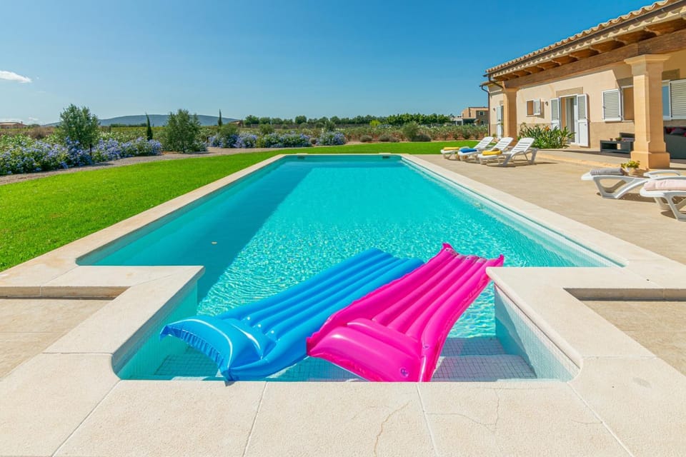 Property building, Living room, Swimming pool
