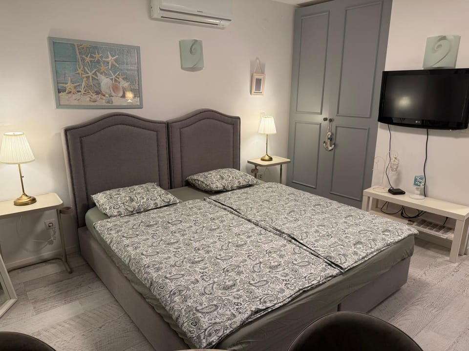 Bed, TV and multimedia, air conditioner