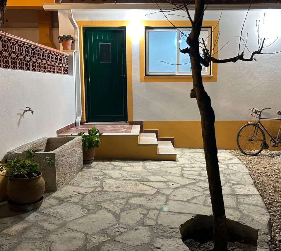 Property building, Night, Garden, Garden view