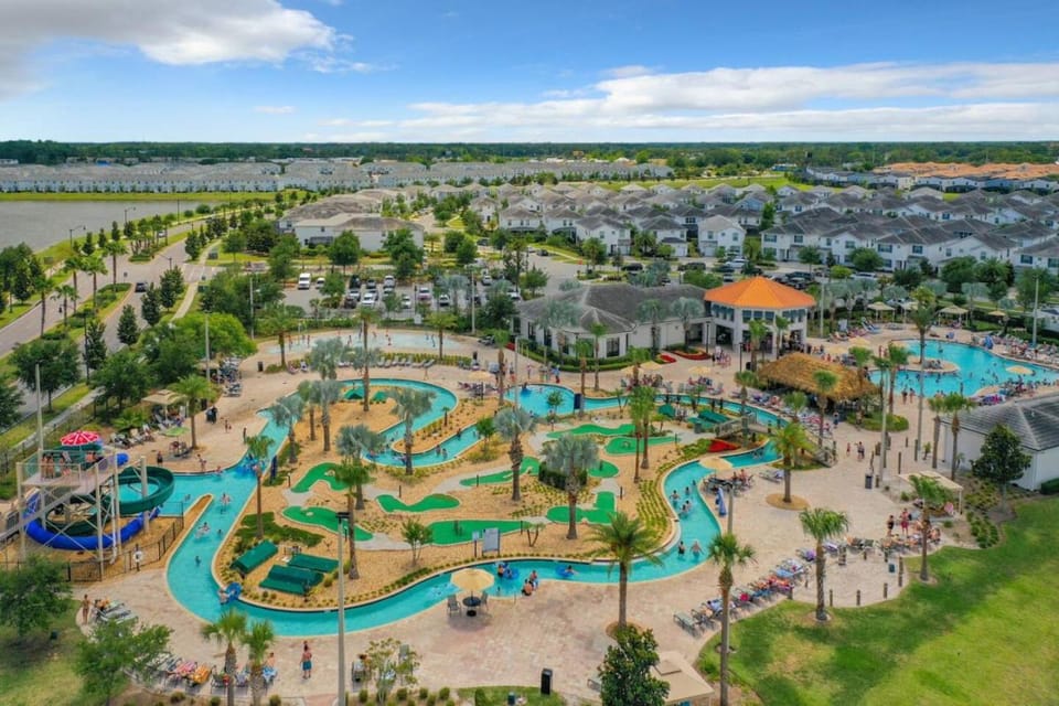 Bird's eye view, Aqua park, Pool view