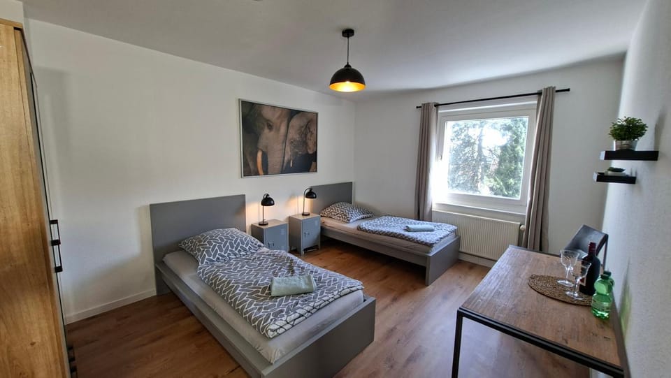 Bed, Photo of the whole room, Bedroom, towels, wardrobe