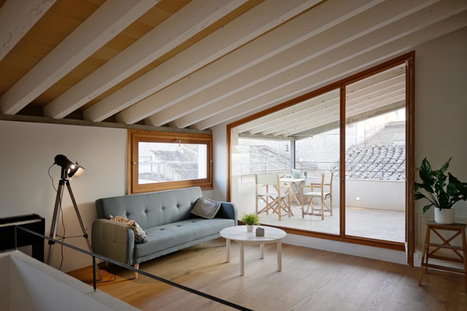 Seating area, heating